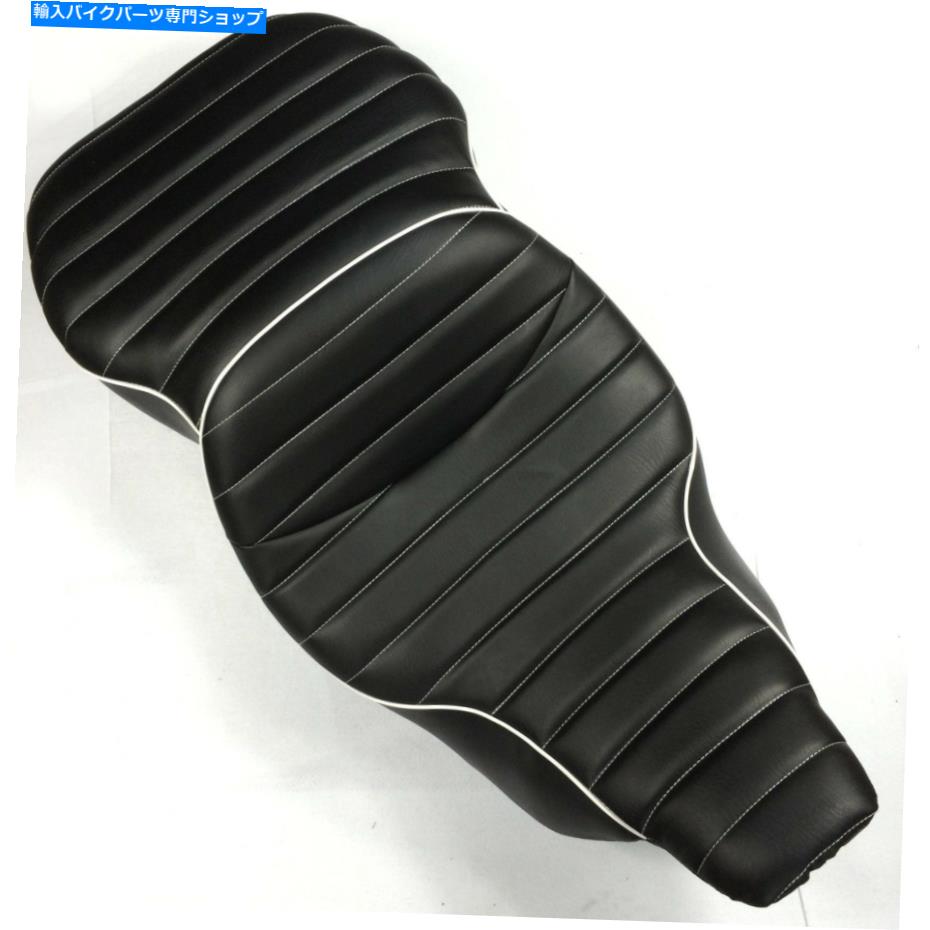 シート 97-06ハーレーエレクトラグライドスタンダード用のドライバー旅客2-Up Cross Stripeシート Driver Passenger 2-up Cross Stripe Seat For 97-06 Harley Electra Glide Standard【並行輸入品】|Us Custom Parts Shop USDM