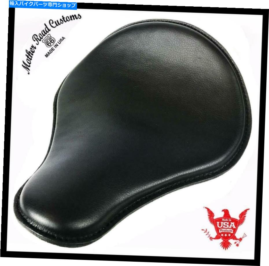 シート スプリングシートチョッパーボバーハーレースポーツスターホンダヤマハ12x13ブラックレザー Spring Seat Chopper Bobber Harley Sportster Honda Yamaha 12x13 Black Leather【並行輸入品】|Us Custom Parts Shop USDM