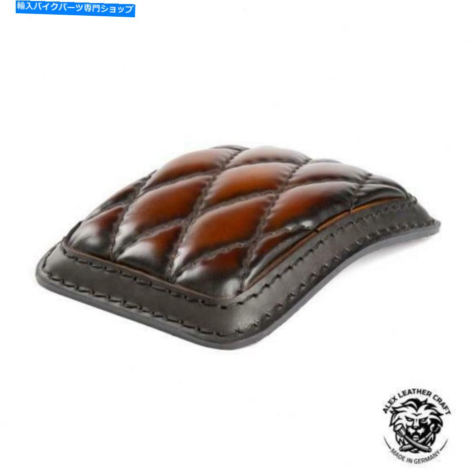 シート 高級ユニバーサル手作りレザーピリオンシートパッド「サドルタンダイヤモンド」 Luxury universal handmade leather Pillion seat pad \