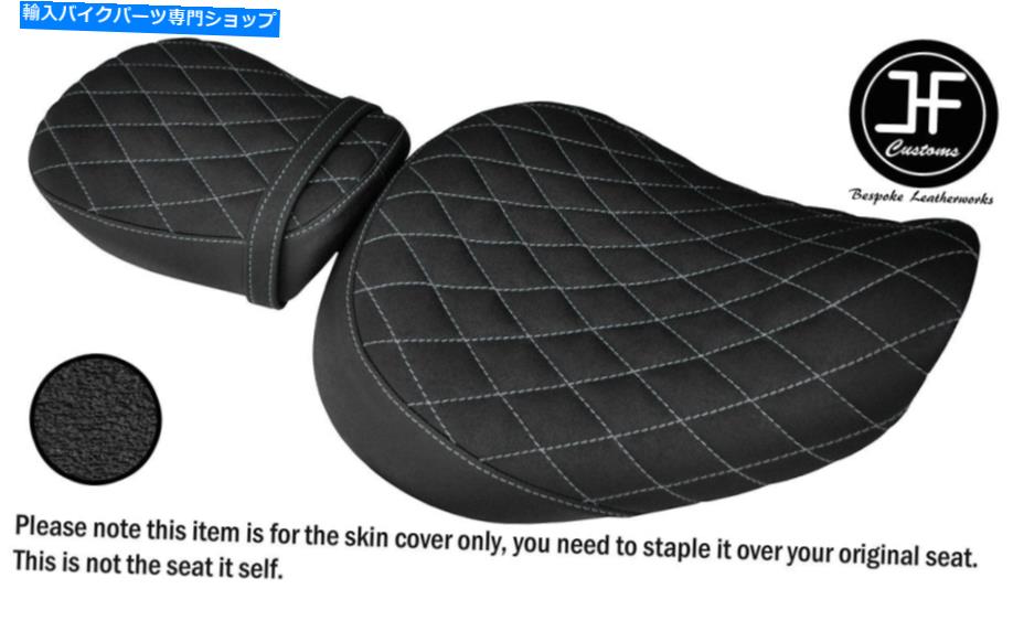 シート HONDA VT 125 99-07フロントリアシートカバー用DSG3グリップビニールグレーステッチカスタムカスタム DSG3 GRIP VINYL GREY STITCH CUSTOM FOR HONDA VT 125 99-07 FRONT REAR SEAT COVER【並行輸入品】|Us Custom Parts Shop USDM