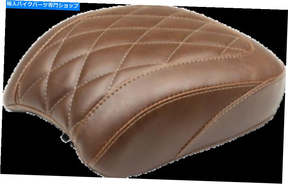 シート マスタングブラウンダイヤモンドリア - ピリオンパッドワイドトリプルソロシート83042 Mustang Brown Diamond Rear - Pillion Pad Wide Tripper Solo Seat 83042【並行輸入品】|Us Custom Parts Shop USDM