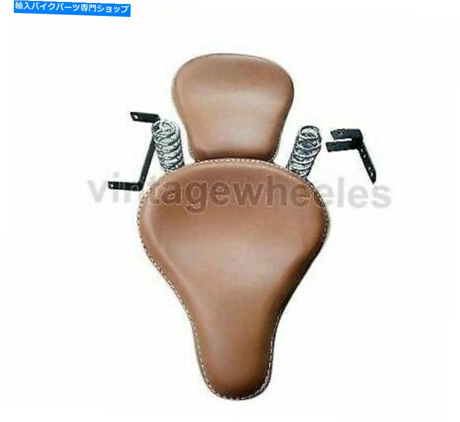 シート ロイヤルエンフィールドクラシック&BULLET 350CC 500CCのための黄褐色のカラーフロントとリアシートフィット Tan Color Front and Rear Seat Fit For Royal Enfield Classic & Bullet 350cc 500cc【並行輸入品】|Us Custom Parts Shop USDM