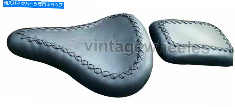 シート ロイヤルエンフィールドスタンダード&エレクトラクッションレザーシートブラックフロント&リアシート Royal Enfield Standard & Electra Cushioned Leather Seat Black Front & Rear Seat【並行輸入品】|Us Custom Parts Shop USDM