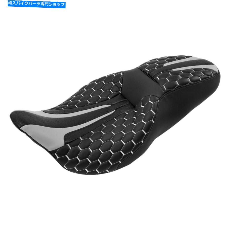 シート ハーレーロードキングエレクトラストリートグライド2009-2021のための運転席の助手席フィット Driver Passenger Seat Fit For Harley Road King Electra Street Glide 2009-2021【並行輸入品】