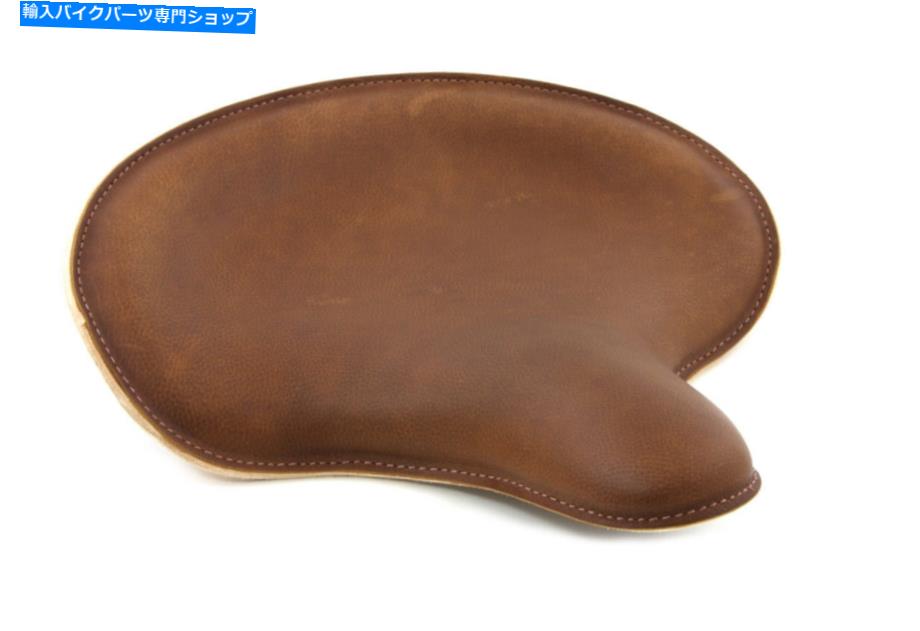 シート 1936年から1939年のための茶色のレザーの初期スタイルのソロシートEl Ul G W Hハーレーダビッドソン Brown Leather Early Style Solo Seat for 1936-1939 EL UL G W Harley Davidson【並行輸入品】