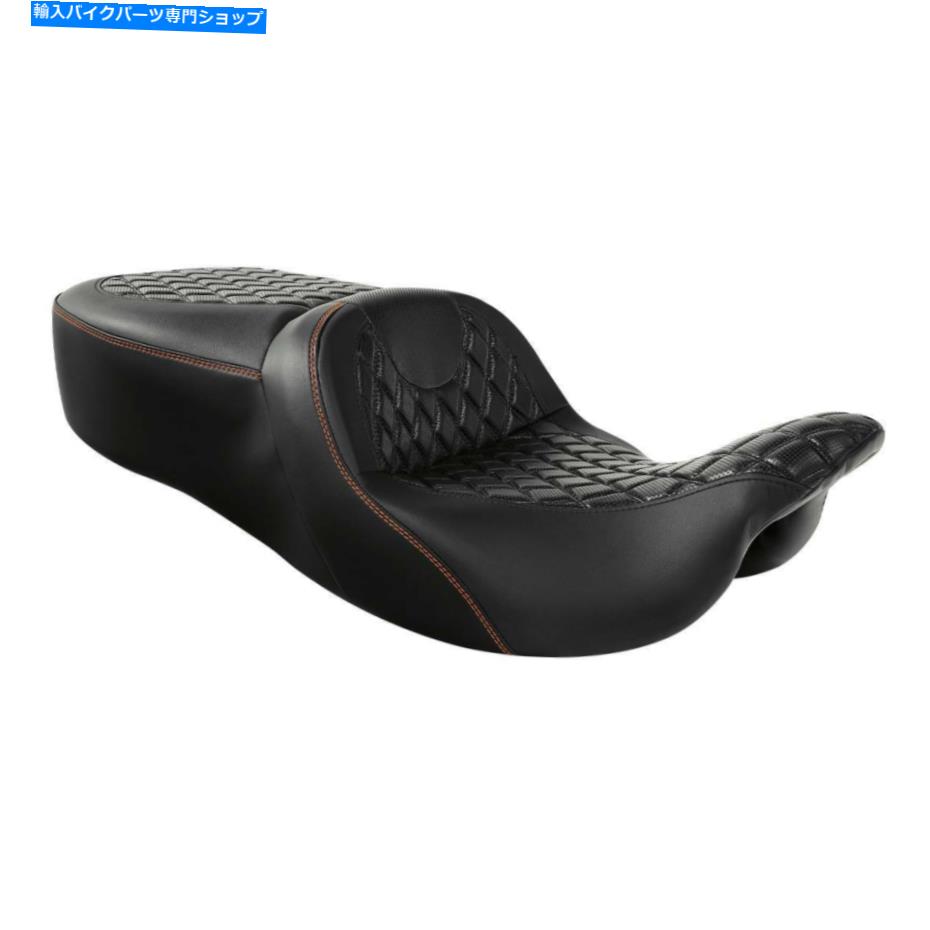 シート ハーレーツーリングエレクトラグライドロードキングフリル09-21 Driver Passenger Seat Fit For Harley Touring Electra Glide Road King FLHR 09-21【並行輸入品】