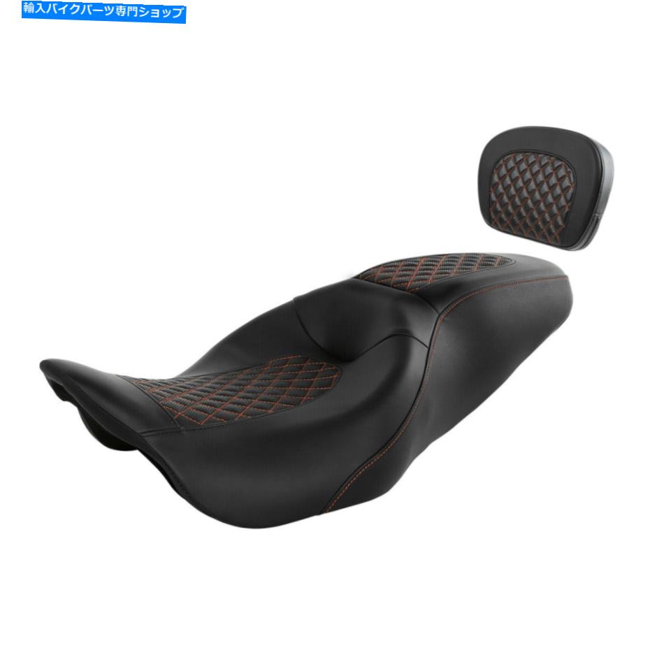シート ハーレーロードグライドのための運転席旅客席の背もたれのフィットフィット Driver Passenger Seat Backrest Fit For Harley Road Glide Special FLTRXS FLTRX【並行輸入品】|Us Custom Parts Shop USDM
