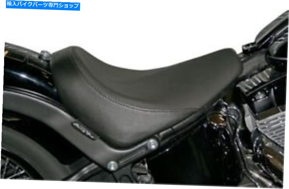 シート BUTTCRACKスムースレザーソロシートブラックダッグ。 11-17ハーレーフフFXSの21-303 Buttcrack Smooth Leather Solo Seat Black DaG. 21-303 For 11-17 Harley FLS FXS【並行輸入品】
