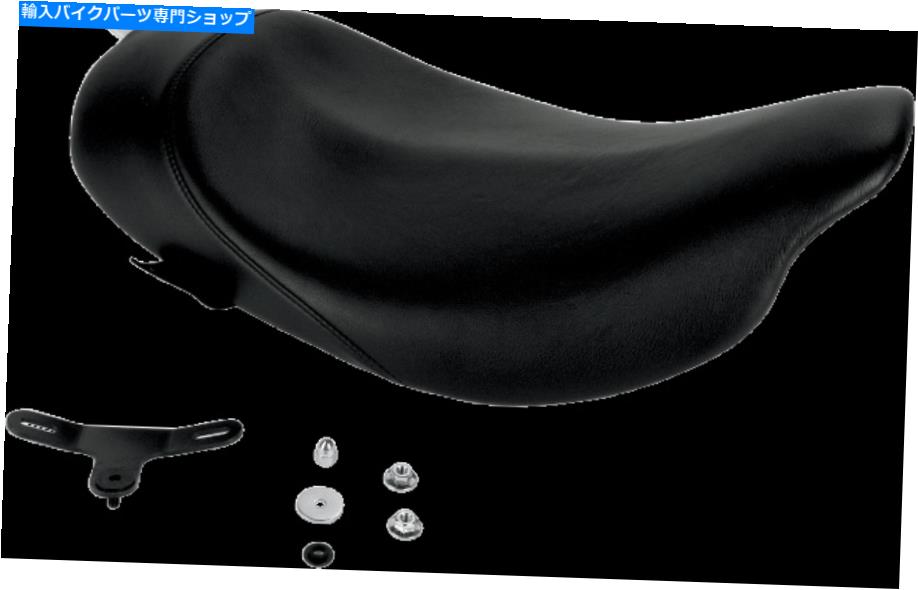 シート 08-19ハーリーツーリングFLHR FLHXのためのダニーグレーブラックレザーBUTTCRACKソロシート Danny Gray Black Leather Buttcrack Solo Seat for 08-19 Harley Touring FLHR FLHX【並行輸入品】