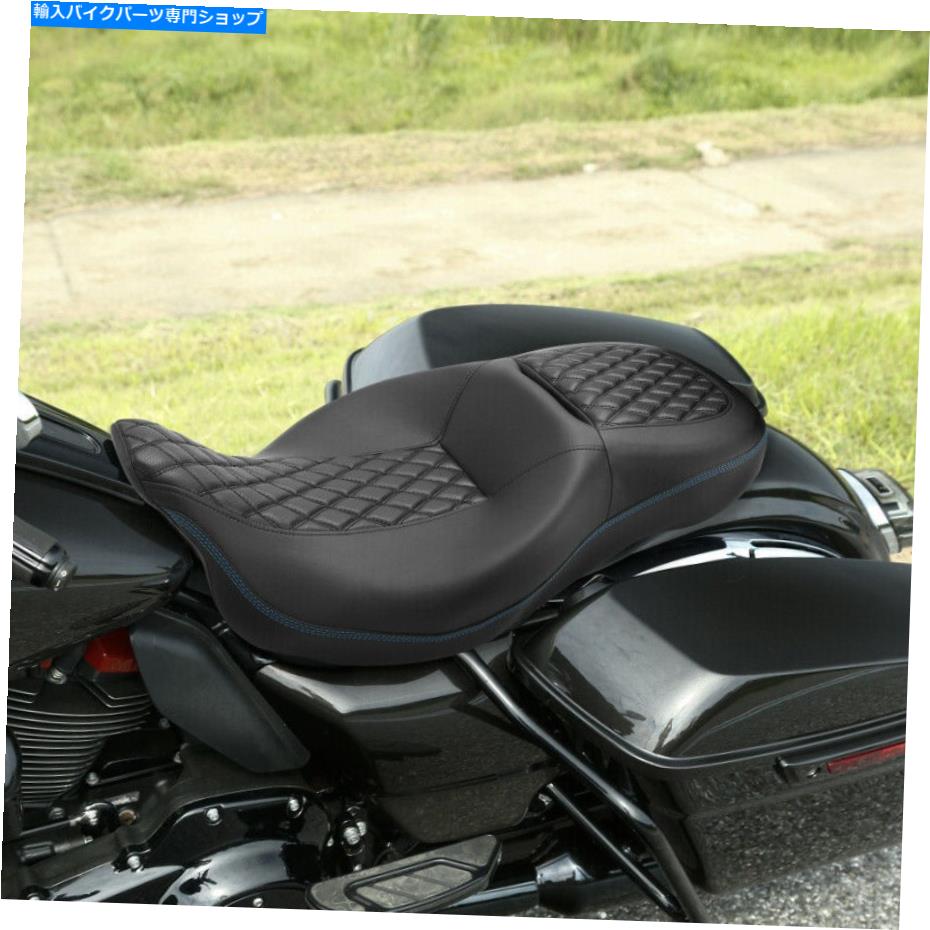 シート 運転席旅客座席フィットharley touring道路街向2009-2021 Driver Passenger Seat Fit For Harley Touring Road Street Glide 2009-2021【並行輸入品】