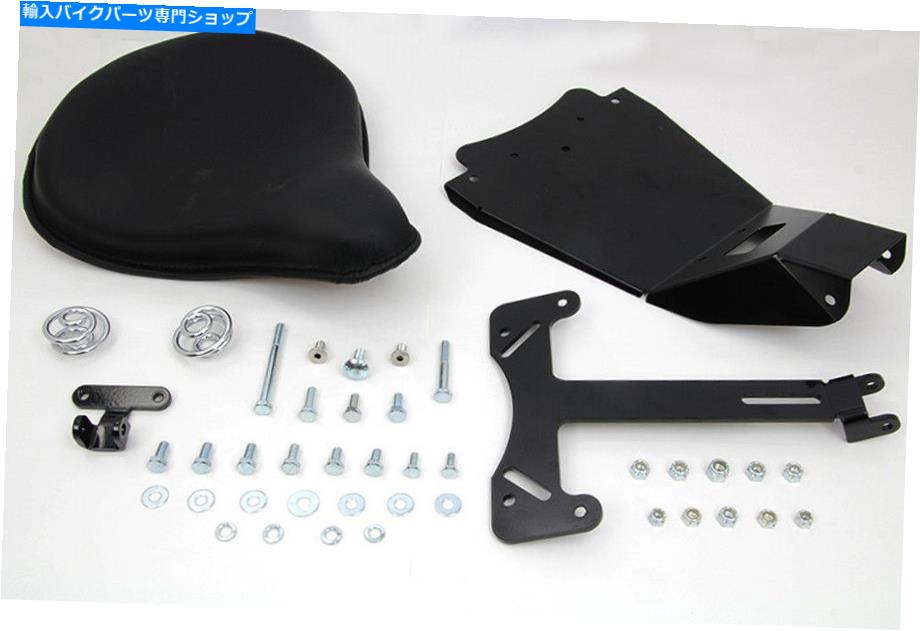 シート レザーソロシート＆マウントキットエボTCダイナスーパーグライドFXD 1991-2005ブラック Leather Solo Seat & Mount Kit EVO TC Dyna Super Glide FXD 1991-2005 Black【並行輸入品】