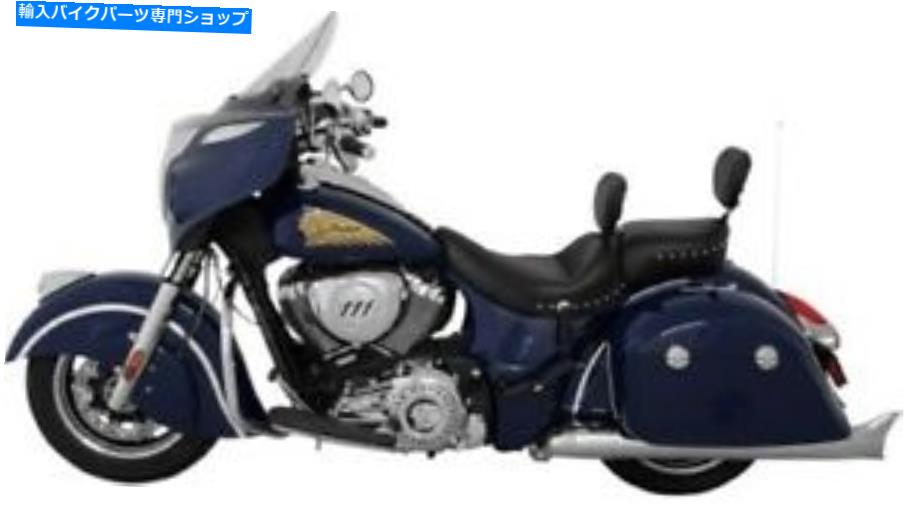 シート マスタングスタッドされた幅広いツーリング助手席W /レシーバーインドチーフチーチン Mustang Studded Wide Touring Passenger Seat w/ Receiver Indian Chief Chieftan【並行輸入品】