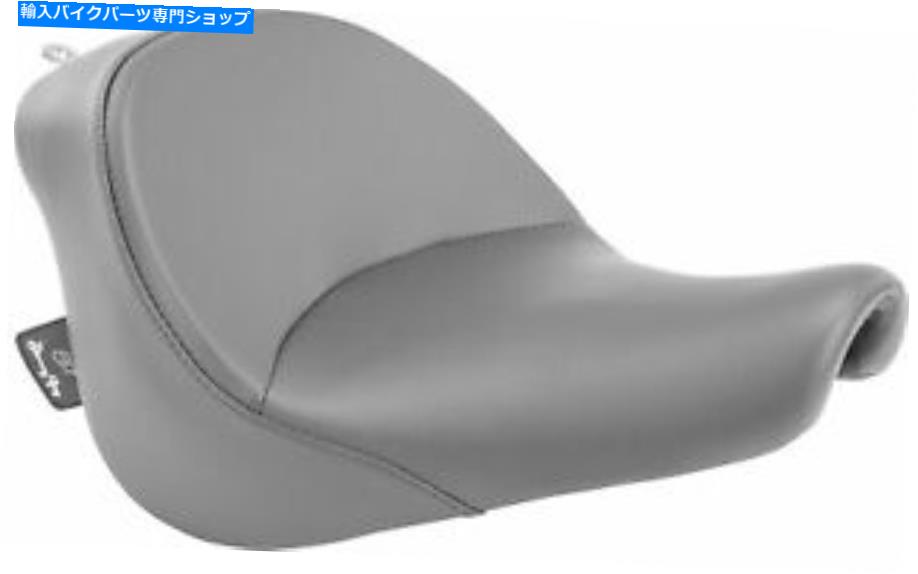 シート 06-17 HD FLSTF / B FXST SOFTAILのためのBIGIST SOLOビニールシートダニーグレーグレーFA-DGE-0267 BigIST Solo Vinyl Seat Danny Gray FA-DGE-0267 For 06-17 HD FLSTF/B FXST Softail【並行輸入品】