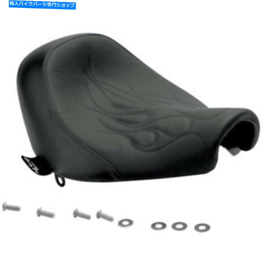 シート 2008-11ハーレーソフトFXCW / Cのためのダニーグレーフレームの平日のソロシート Danny Gray Flame Weekday Solo Seat for 2008-11 Harley Softail FXCW/C【並行輸入品】
