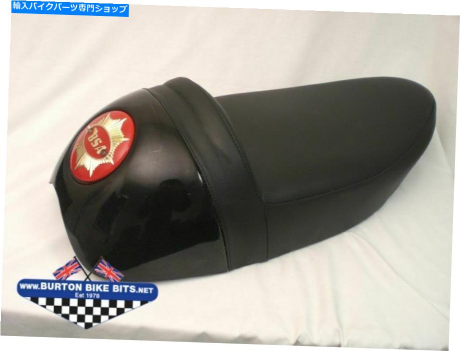 シート Lightning Clubmanシート（ブラック） - BSA A50 / A65 Lightning Clubman Seat (Black) - BSA A50/A65【並行輸入品】
