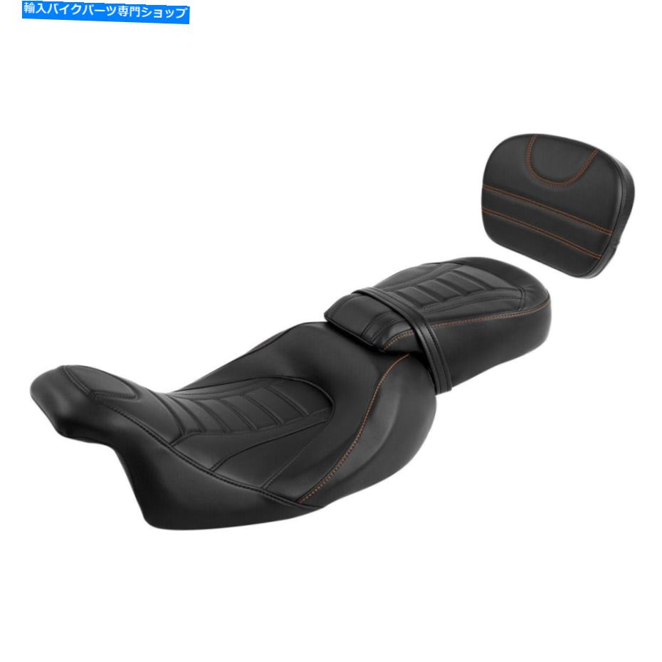 シート 運転席座席＆Sissy Bar Fit Harley Touring Road Glide King 09-21 Driver Passenger Seat & Sissy Bar Fit For Harley Touring Road Glide King 09-21【並行輸入品】