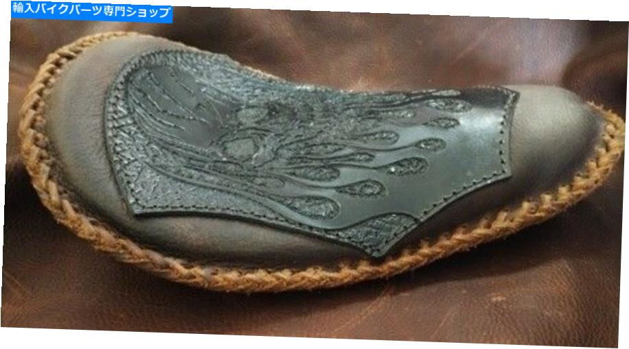 シート カスタムツールレザーチョッパーボバーハードテール勝利ソロシートオートバイアメリカ custom tooled leather chopper bobber hardtail triumph solo seat motorcycle USA【並行輸入品】