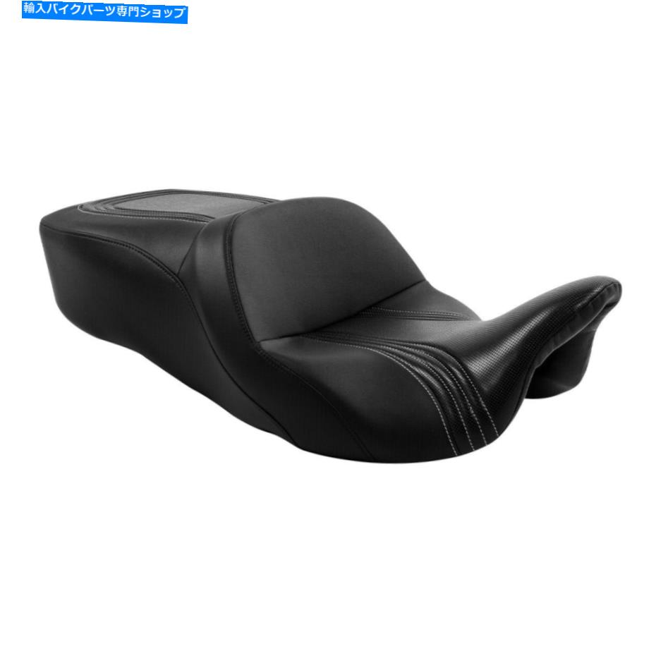 シート ホワイトステッチライダードライバー＆旅客シートフィットハーレーエレクトラグライド09-21 White Stitching Rider Driver & Passenger Seat Fit For Harley Electra Glide 09-21【並行輸入品】 55,702円