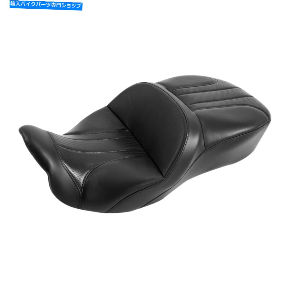 シート ドライバー＆旅客2つのアップシートフィットハーレーツーリングロードキングトライグライド09-21 Driver & Passenger Two Up Seat Fit For Harley Touring Road King Tri Glide 09-21【並行輸入品】