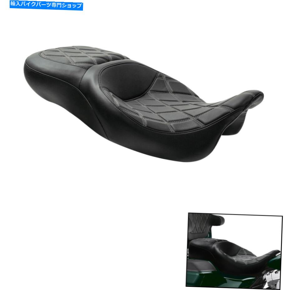 シート 運転者ライダーの助手席フィットハーレーツーリングエレクトラロードグライド09-21 17 Driver Rider Passenger Seat Fit For Harley Touring Electra Road Glide 09-21 17【並行輸入品】 55,702円
