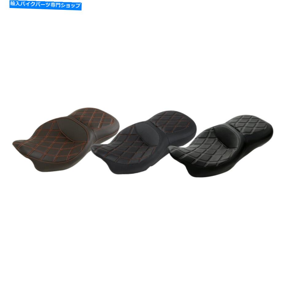 シート 運転者ライダーの助手席フィットハーレーロードエレクトラグライド2009-2021ブラックアメリカ Driver Rider Passenger Seat Fit For Harley Road Electra Glide 2009-2021 Black US【並行輸入品】