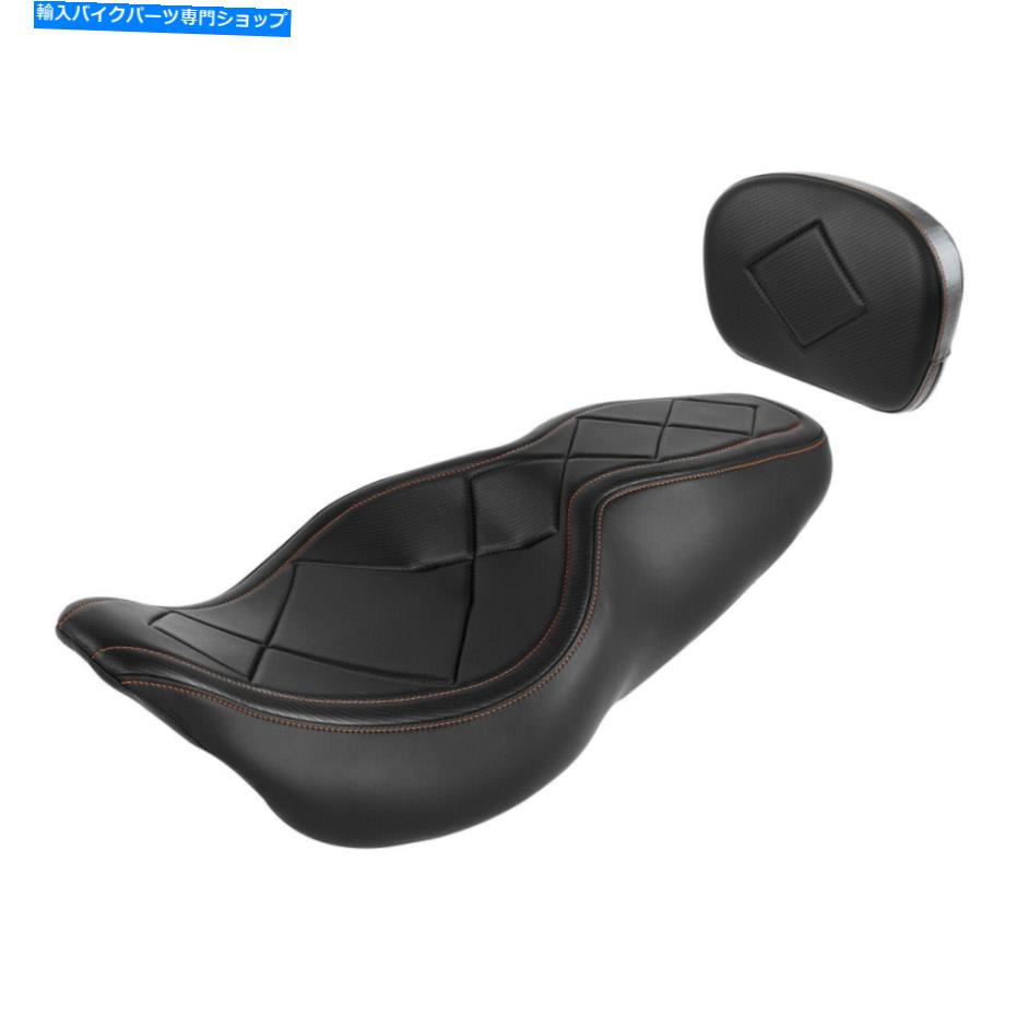 シート ライダー助手席＆背もたれパッドフィットハーレーツーリングCVOロードグライド09-21 Rider Passenger Seat & Backrest Pad Fit For Harley Touring CVO Road Glide 09-21【並行輸入品】｜Us Custom Parts Shop USDM