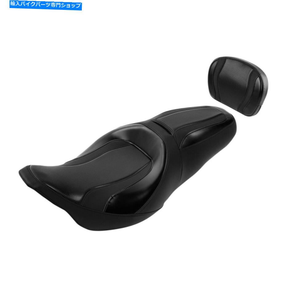 シート ハーレーストリートグライドFlhx 09-21ブラックのライダーの助手席シートリアバックレストフィット Rider Passenger Seat Rear Backrest Fit For Harley Street Glide FLHX 09-21 Black【並行輸入品】｜Us Custom Parts Shop USDM