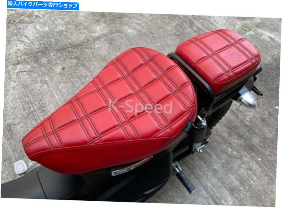 シート ホンダC125 2021のためのドライバーの乗客のクッションのディアブロのシート赤い革の素材 Driver-passenger cushion Diablo seat Red leather material For Honda C125 2021【並行輸入品】｜Us Custom Parts Shop USDM
