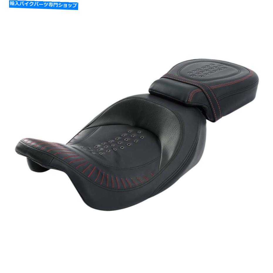 シート Harley Road Glide 2009-2021のための通気性の2つのドライバー＆旅客席フィット Breathable Two Up Driver & Passenger Seat Fit For Harley Road Glide 2009-2021【並行輸入品】