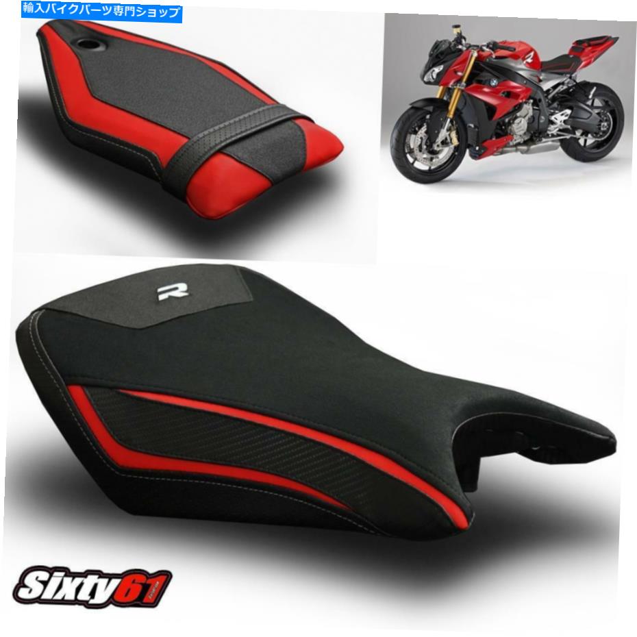 シート BMW S1000Rシートカバー2014-2015,2017-2019ブラックレッドLuimoto Technik Tec-Grip BMW S1000R Seat Covers 2014-2015, 2017-2019 Black Red Luimoto Technik Tec-Grip【並行輸入品】