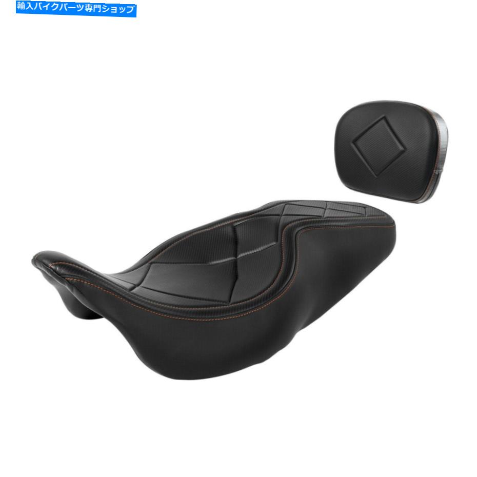 シート ハーレーロードキングスペシャルフリック09-21のライダー旅客シート＆背もたれフィット Rider Passenger Seat & Backrest Fit For Harley Road King Special FLHRXS 09-21【並行輸入品】｜Us Custom Parts Shop USDM