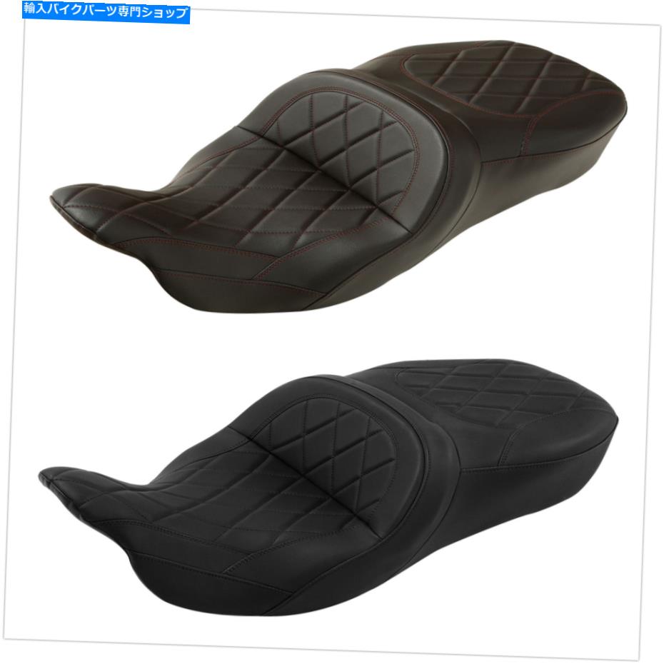 シート ハーレーストリートのためのライダードライバーの助手席シートフィット2009-2021アメリカ Rider Driver Passenger Seat Fit For Harley Street Electra Tri Glide 2009-2021 US【並行輸入品】