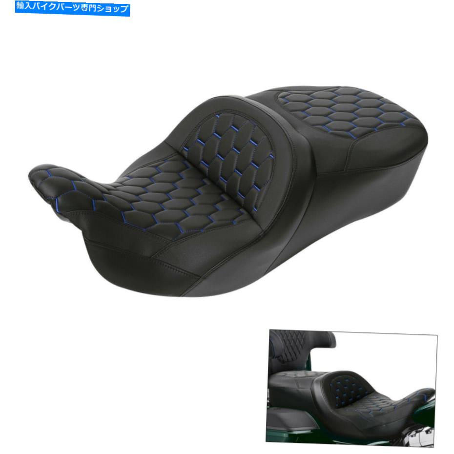 シート ハーレーロードストリートグライド2009-2021のためのライダードライバー旅客ピリオンシートフィット Rider Driver Passenger Pillion Seat Fit For Harley Road Street Glide 2009-2021【並行輸入品】