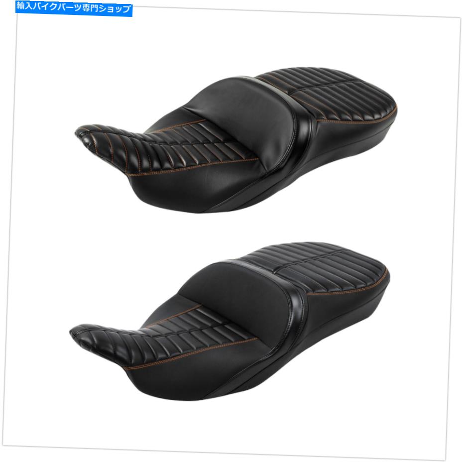 シート ハーレーロードグライドロードキング09-21のライダードライバー旅客ピリオンシートフィット Rider Driver Passenger Pillion Seat Fit For Harley Road Glide Road King 09-21【並行輸入品】
