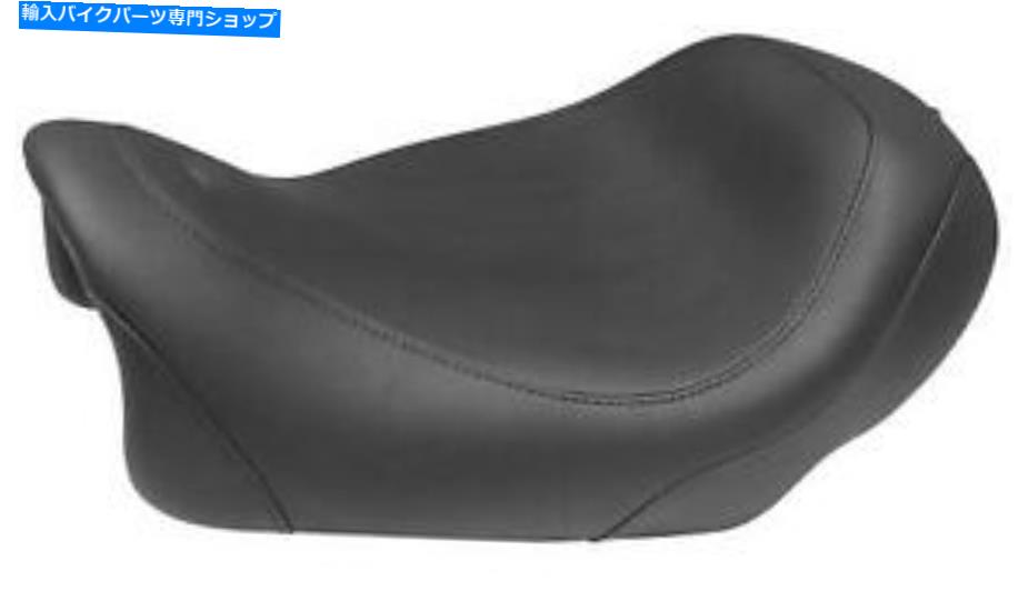 シート マスタング75036ワイドトリプルソロシート - スムーズ - ブラック Mustang 75036 Wide Tripper Solo Seat - Smooth - Black【並行輸入品】