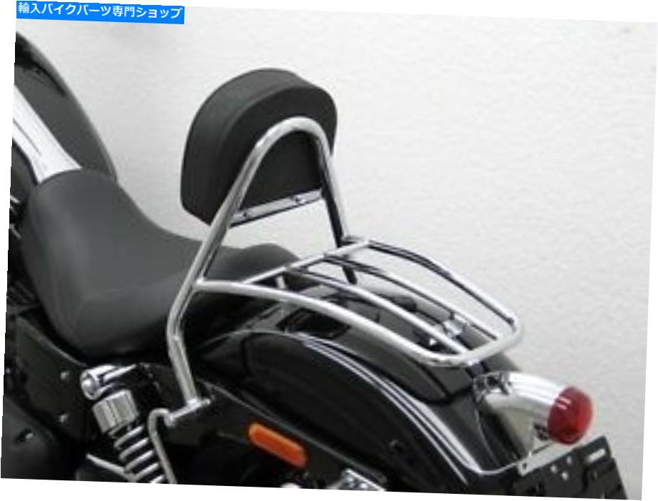 シート ブラックファイリングソロシートSissy Bar / Rack Fit Harley-Davidson FXDWG FXDF 7892 BLACK Fehling solo seat sissy bar/rack to fit Harley-Davidson FXDWG FXDF 7892【並行輸入品】
