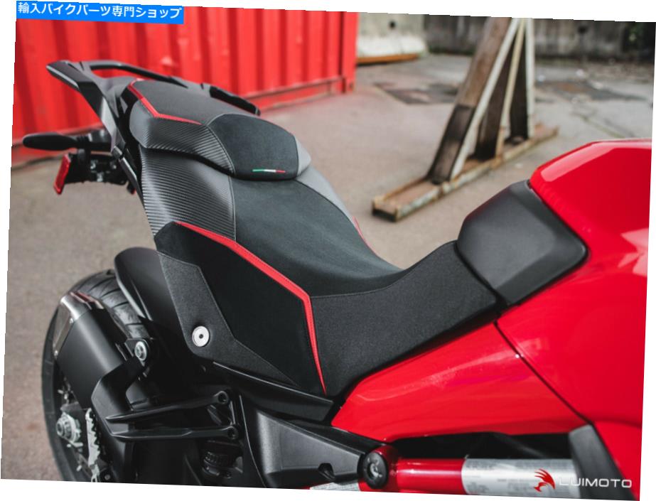 シート LuimotoのDucati Multistrada 950 2017-2021のためのベロースシートカバー Veloce Seat Covers for the DUCATI MULTISTRADA 950 2017-2021 BY LUIMOTO【並行輸入品】