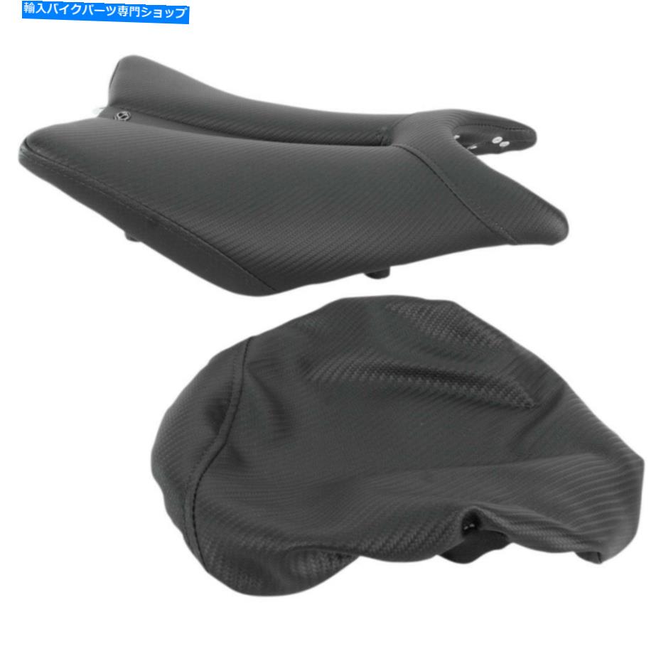 シート サドルメンゲルチャネルトラック-CFスポーツシート - CBR250R（ブラック）0810-H019 Saddlemen Gel-Channel Track-CF Sport Seat - CBR250R (Black) 0810-H019【並行輸入品】