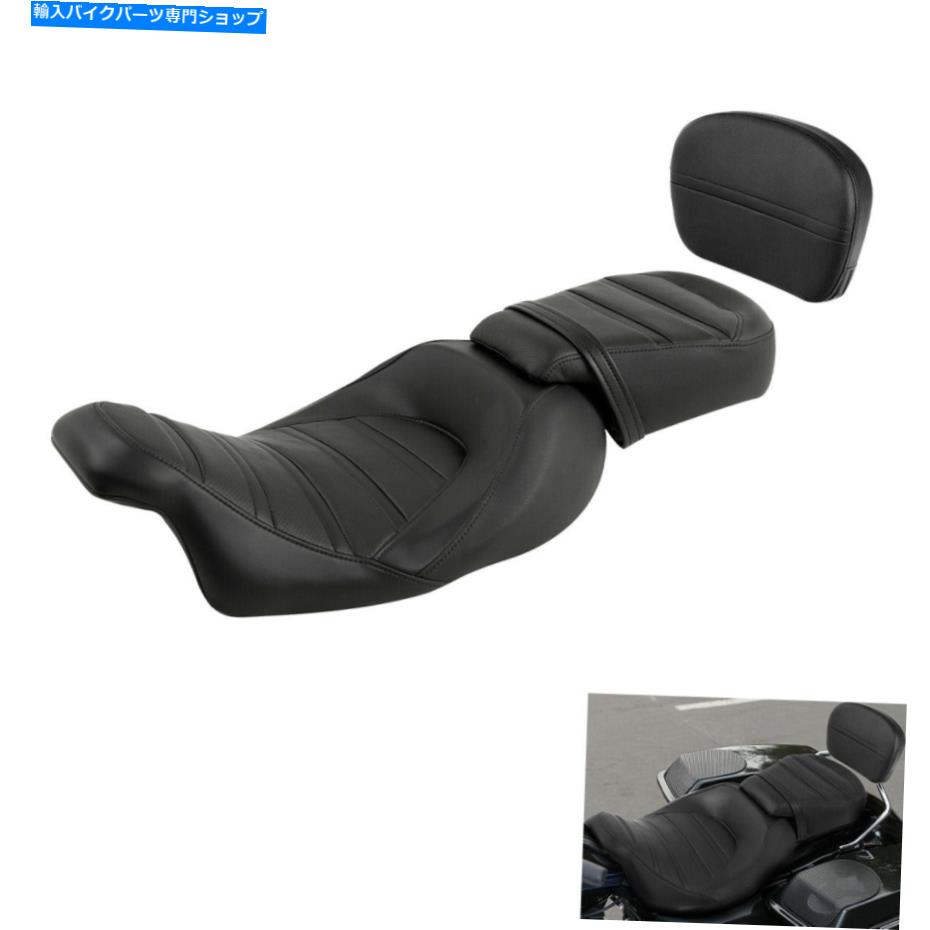 シート ハーレーツーリングCVO Road King 09-21のライダー助手席＆Sissy Bar Padフィット Rider Passenger Seat & Sissy Bar Pad Fit For Harley Touring CVO Road King 09-21【並行輸入品】｜Us Custom Parts Shop USDM