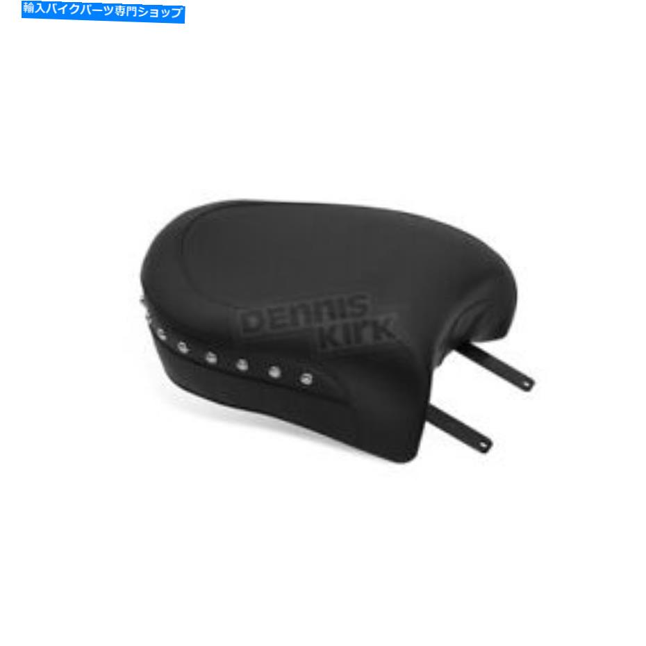 シート マスタングシート13インチブラックスタッドワイドツーリング助手席 - 75363 Mustang Seats 13 in. Black Studded Wide Touring Passenger Seat - 75363【並行輸入品】