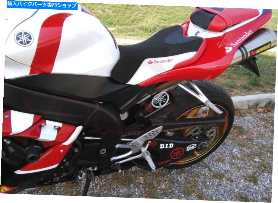 シート Fit Yamaha YZF R1 2007-2008火山デザインシートカバーY047C128アンチスリップ Fit Yamaha Yzf R1 2007-2008 Volcano Design Seat Cover Y047C128 Anti Slip【並行輸入品】