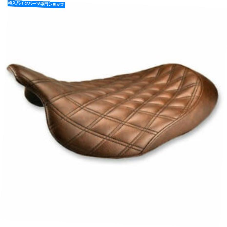 シート 2008-18ハーリーFLHT FLHR FLHXのためのSaddlemen Brown Renegade LSステッチソロシート Saddlemen Brown Renegade LS Stitch Solo Seat for 2008-18 Harley FLHT FLHR FLHX【並行輸入品】
