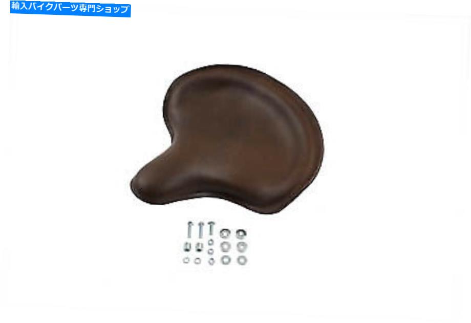 シート レプリカダークブラウンレザーソロシートフィットハーレーダビッドソン Replica Dark Brown Leather Solo Seat fits Harley-Davidson【並行輸入品】|Us Custom Parts Shop USDM
