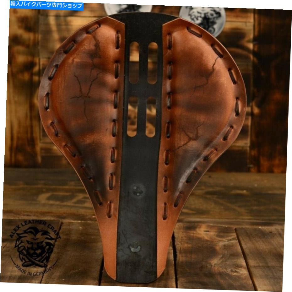 シート Bobber Chopperカスタムサドルソロシートロング4Fourth電気ビンテージブラウン Bobber Chopper Custom Saddle Solo Seat Long 4fourth electric vintage brown【並行輸入品】