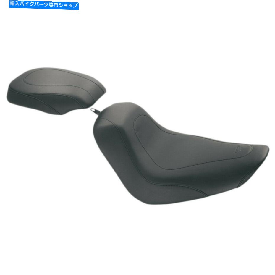 シート マスタングトリプルソロシート - ソフト（ブラック）76782 Mustang Tripper Solo Seat - Softail (Black) 76782【並行輸入品】