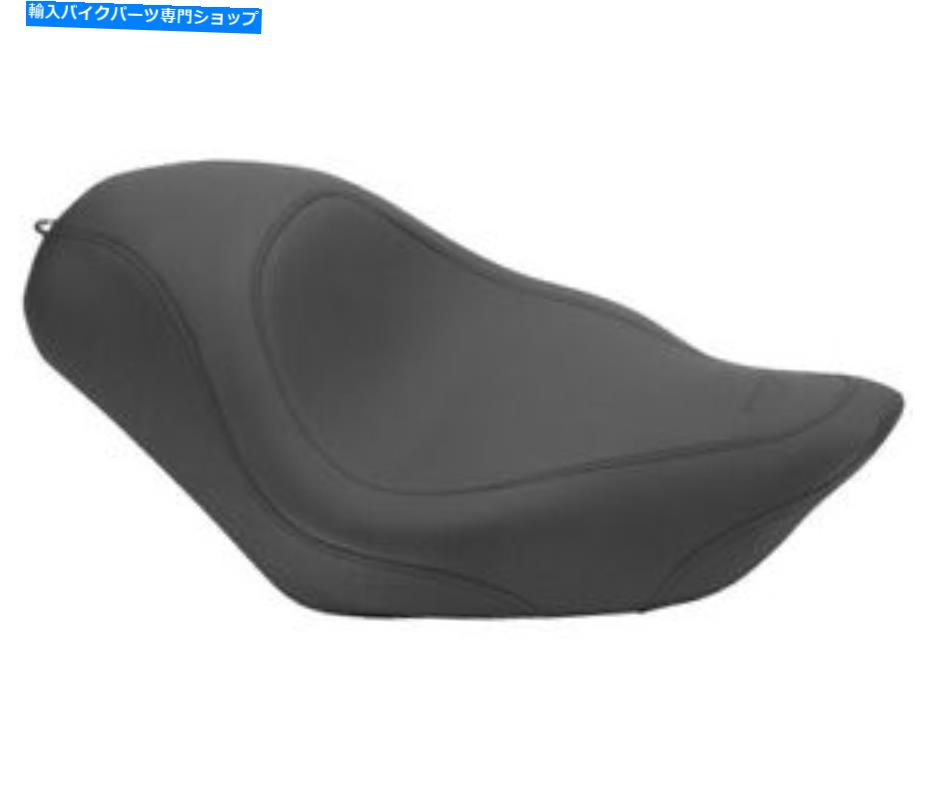 シート マスタング76724ワイドトリプルソロシート - スムーズ - ブラック Mustang 76724 Wide Tripper Solo Seat - Smooth - Black【並行輸入品】