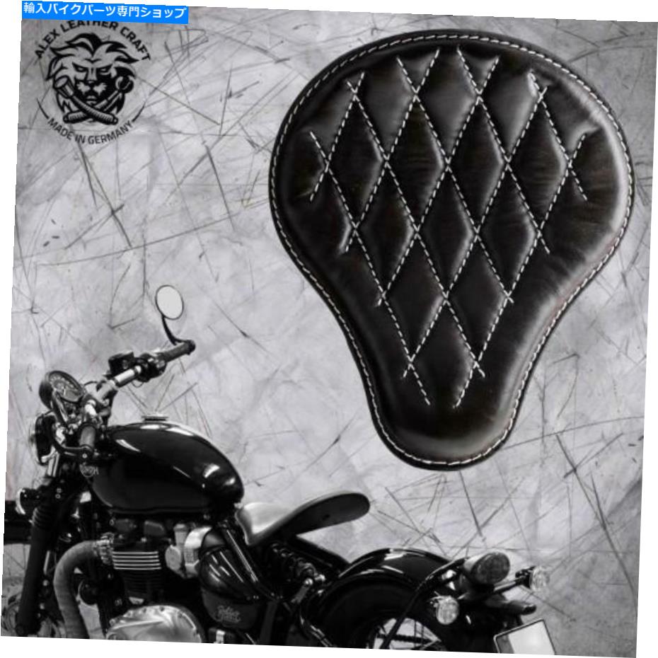 シート 2016年以来の勝利Bonneville Bobber 2016年のソロサシ "STD Handsewn Black＆White V3" Triumph Bonneville Bobber since 2016 solo seat "Std handsewn black & white V3"【並行輸入品】｜Us Custom Parts Shop USDM