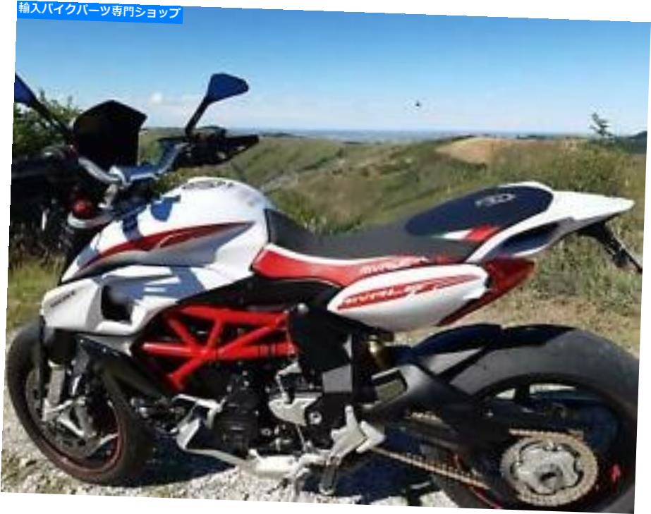 シート MV Agusta Rivale 800 Tappezzeria Italia Tricolorシートカバーアンチスリップ For MV Agusta Rivale 800 Tappezzeria Italia Tricolor Seat Cover Anti-Slip【並行輸入品】