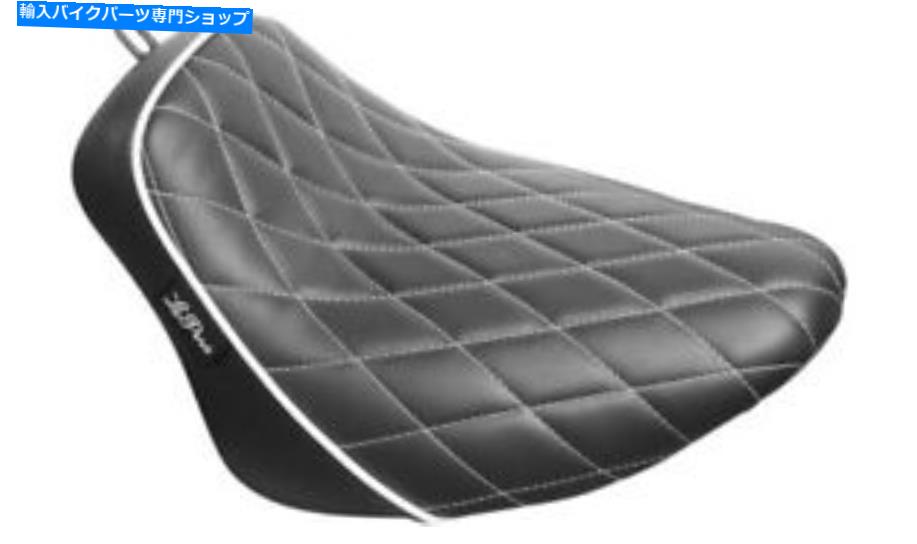 シート Le Pera Black Bare Bones Solo Seat White Diamond Stitch Harley M8 Softail 18-21 Le Pera Black Bare Bones Solo Seat White Diamond Stitch Harley M8 Softail 18-21【並行輸入品】