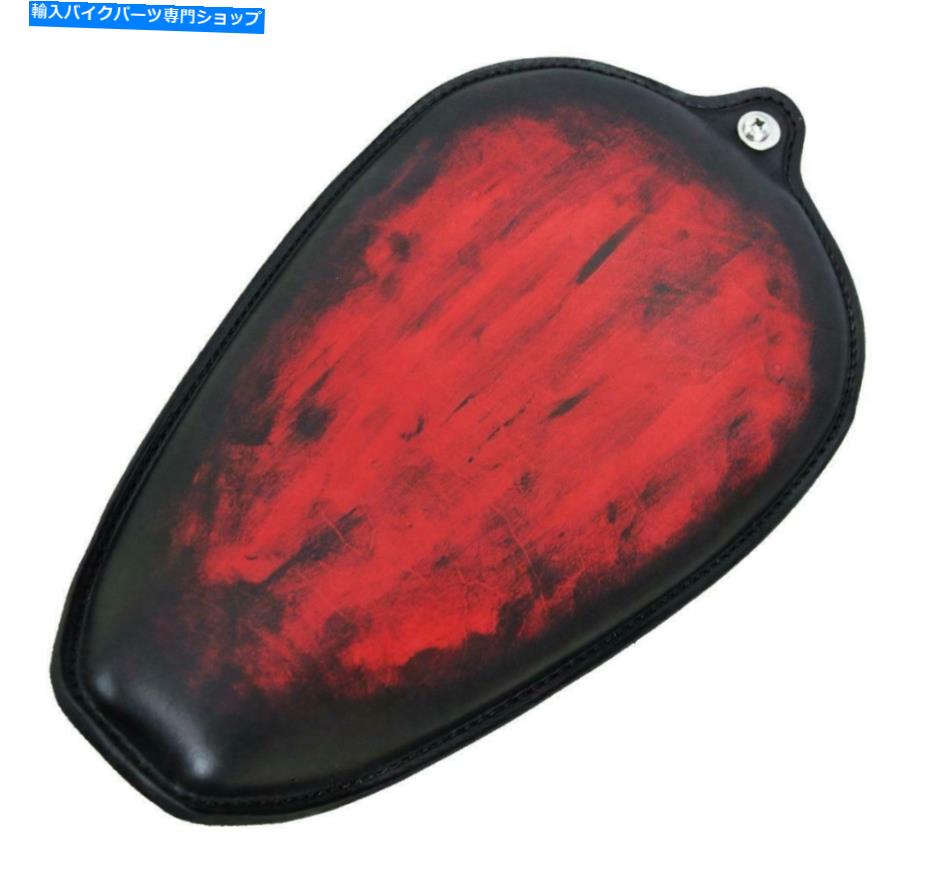 シート 1982年から2003年ハーレースポーツスターシートアンティーク赤の滑らかなレザー 1982-2003 Harley Sportster Seat Antique Red Smooth Leather On The Frame USA【並行輸入品】